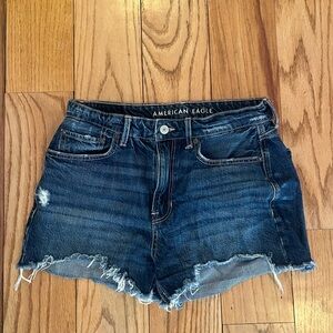 American Eagle Outfitters Dark Blue Jean Shorts